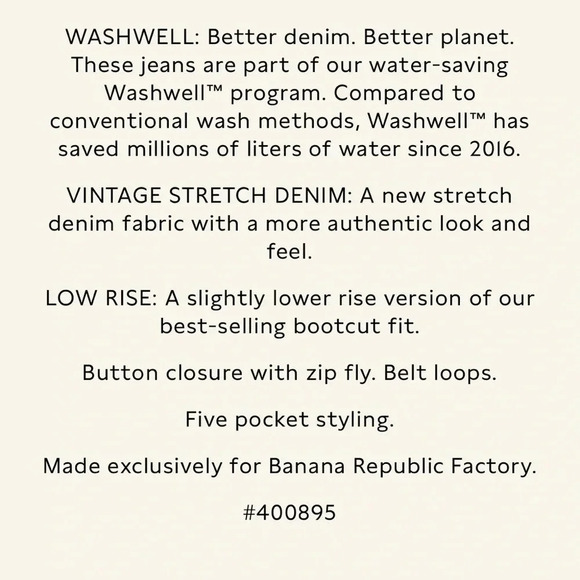 Banana Republic Vintage Stretch Low-Rise Bootcut Jean - Picture 11 of 13